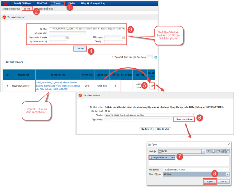 Nộp BCTC qua mạng Anh 6